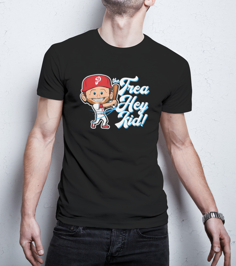 The Trea Hey Kid Philadelphia Phillies Baseball Player T-Shirt