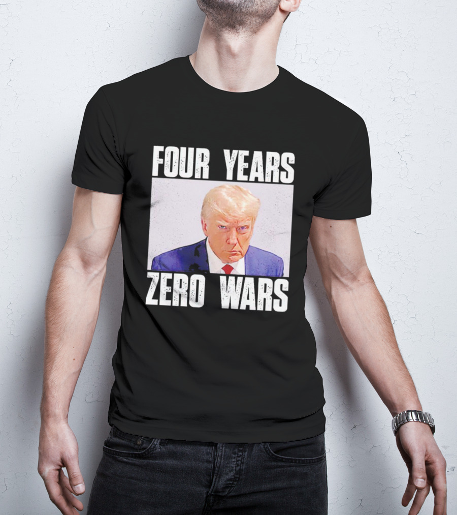 Four Years Zero Wars Portrait Image T-Shirt