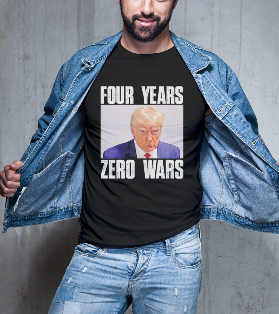 Four Years Zero Wars Portrait Image T-Shirt