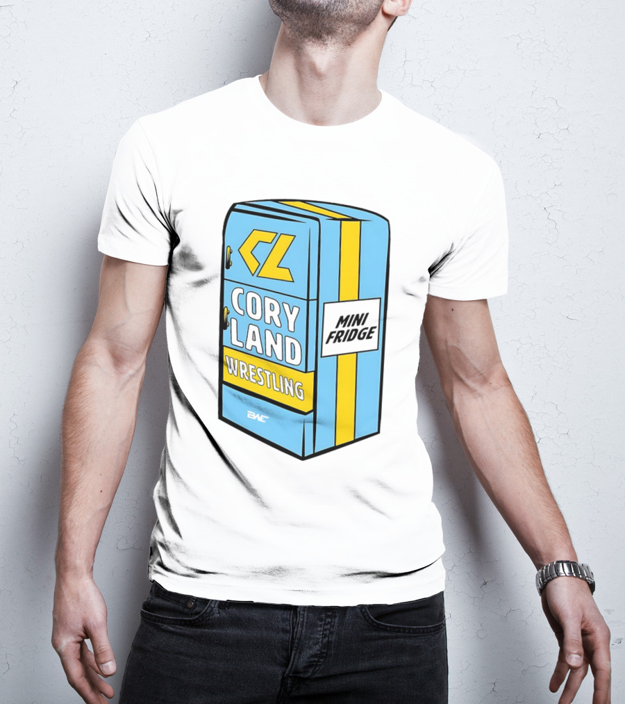 CL Cory Land Wrestling Mini Fridge EMC T-Shirt