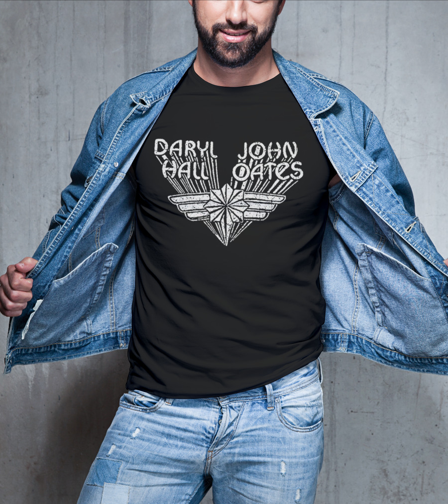 Daryl Hall John Oates Bigger Than Both Of Us Concert Winged Star T-Shirt