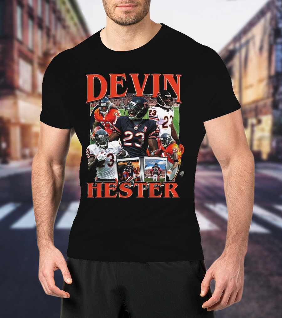 Devin Hester Chicago Bears Football 23 NFL Legend T-Shirt