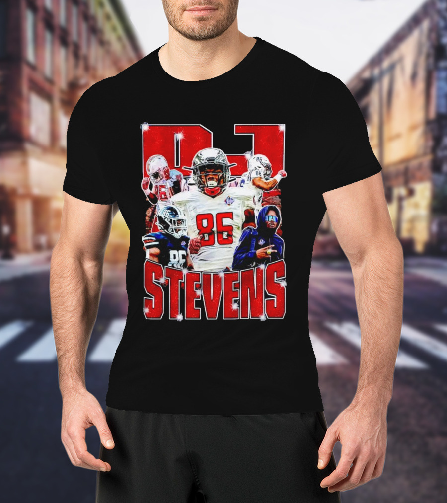 DJ Stevens 86 Football Vintage Jackson State Tigers T-Shirt