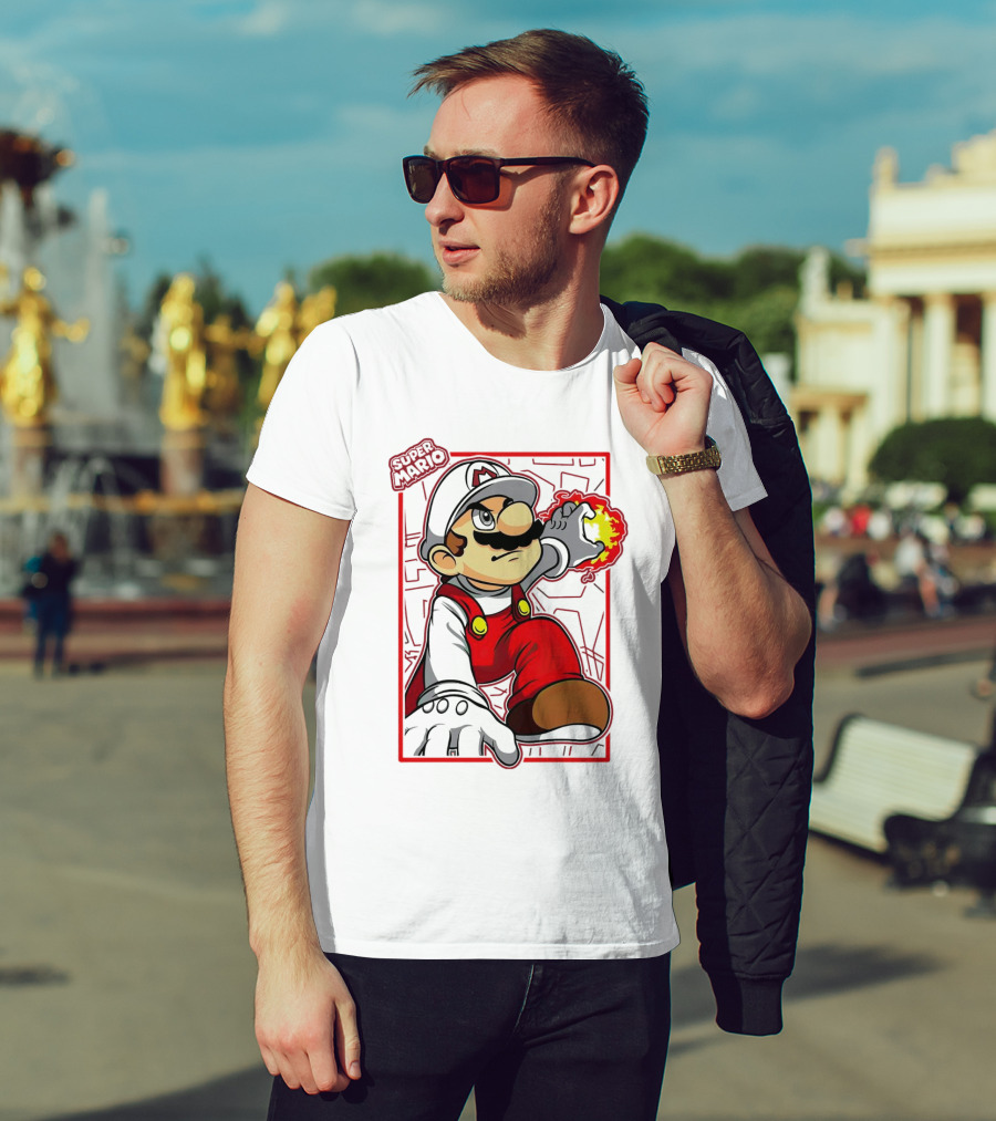 Super Mario Fire Power T-Shirt