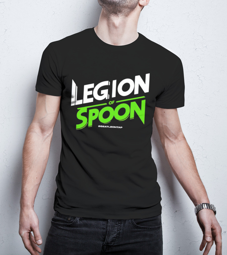 Legion Of Spoon Seattle On Tap Football T-Shirt