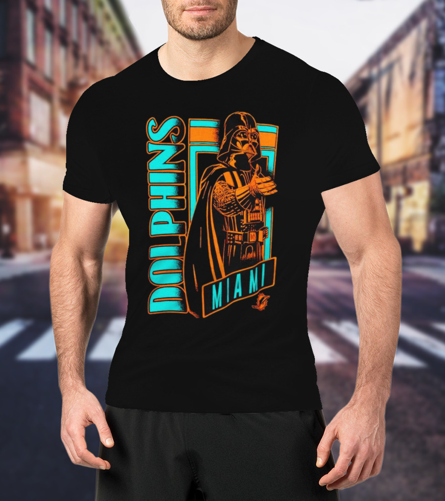 Miami Dolphins Darth Vader Adventure T-Shirt