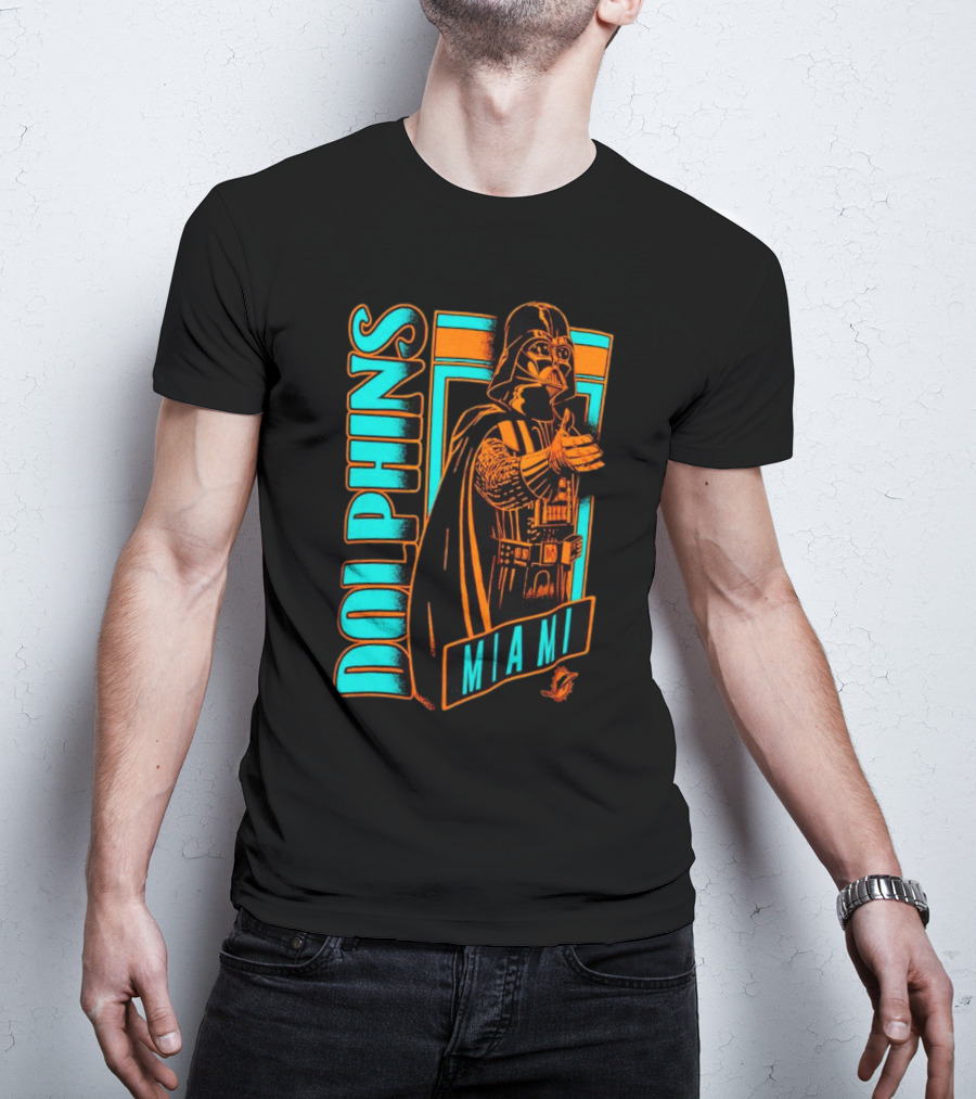 Miami Dolphins Darth Vader Adventure T-Shirt