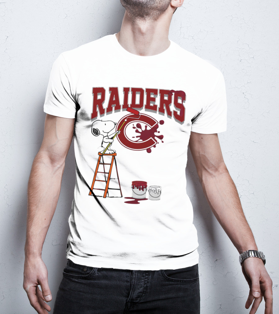 Snoopy Painting Colgate Raiders T-Shirt