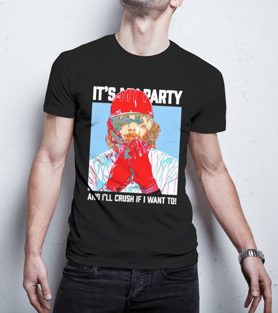 Brandon Marsh It’s My Party And I’ll Crush If I Want To Baseball Player T-Shirt