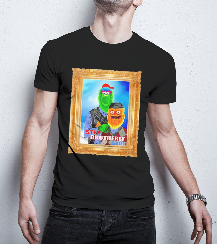 Philly Fuzz Brothers Step Brotherly Love Framed T-Shirt