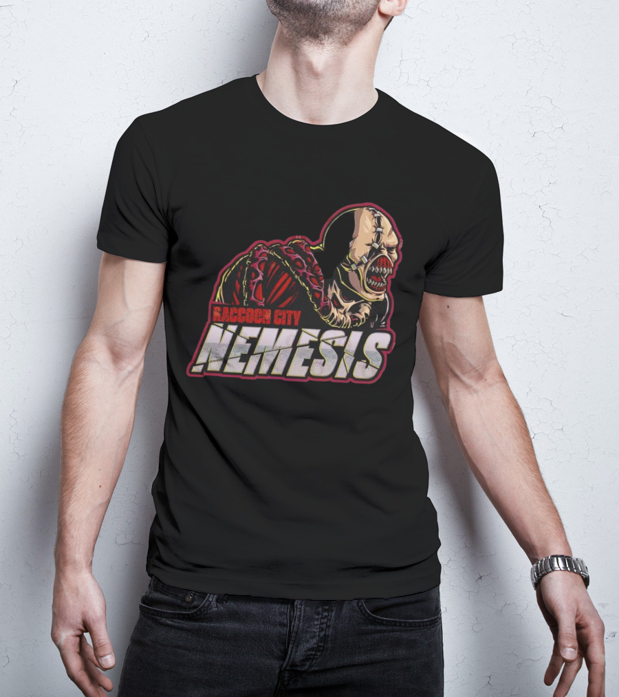 Raccoon City Nemesis Resident Evil 3 Game Character T-Shirt