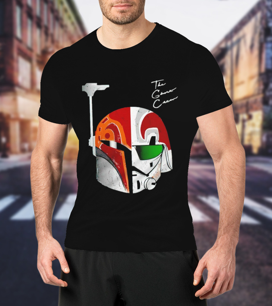 The Ghost Crew Sabine Wren And Ezra Bridger Helmet T-Shirt