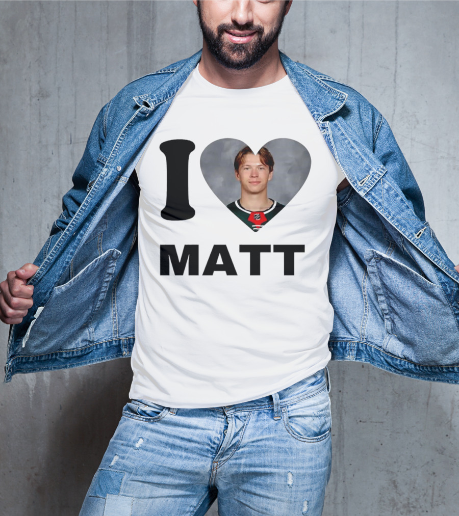 I Heart Matt Boldy Fan Love T-Shirt