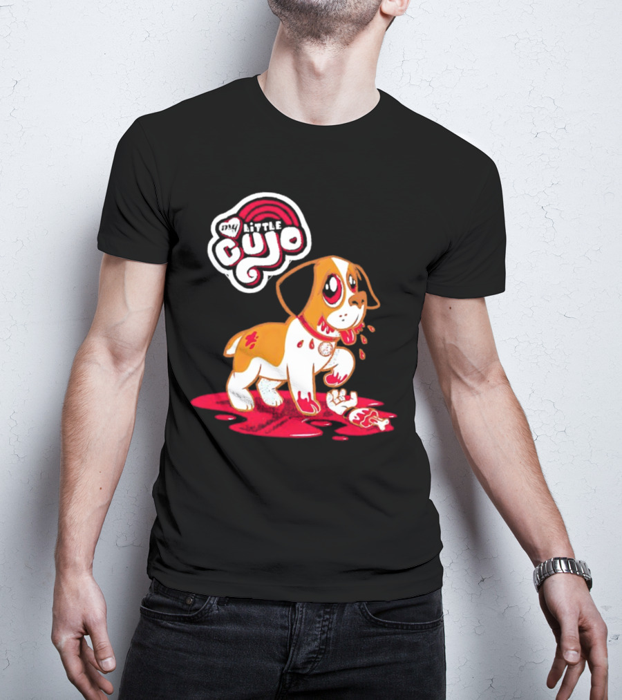 My Little Cujo Dog With Blood And Bones T-Shirt