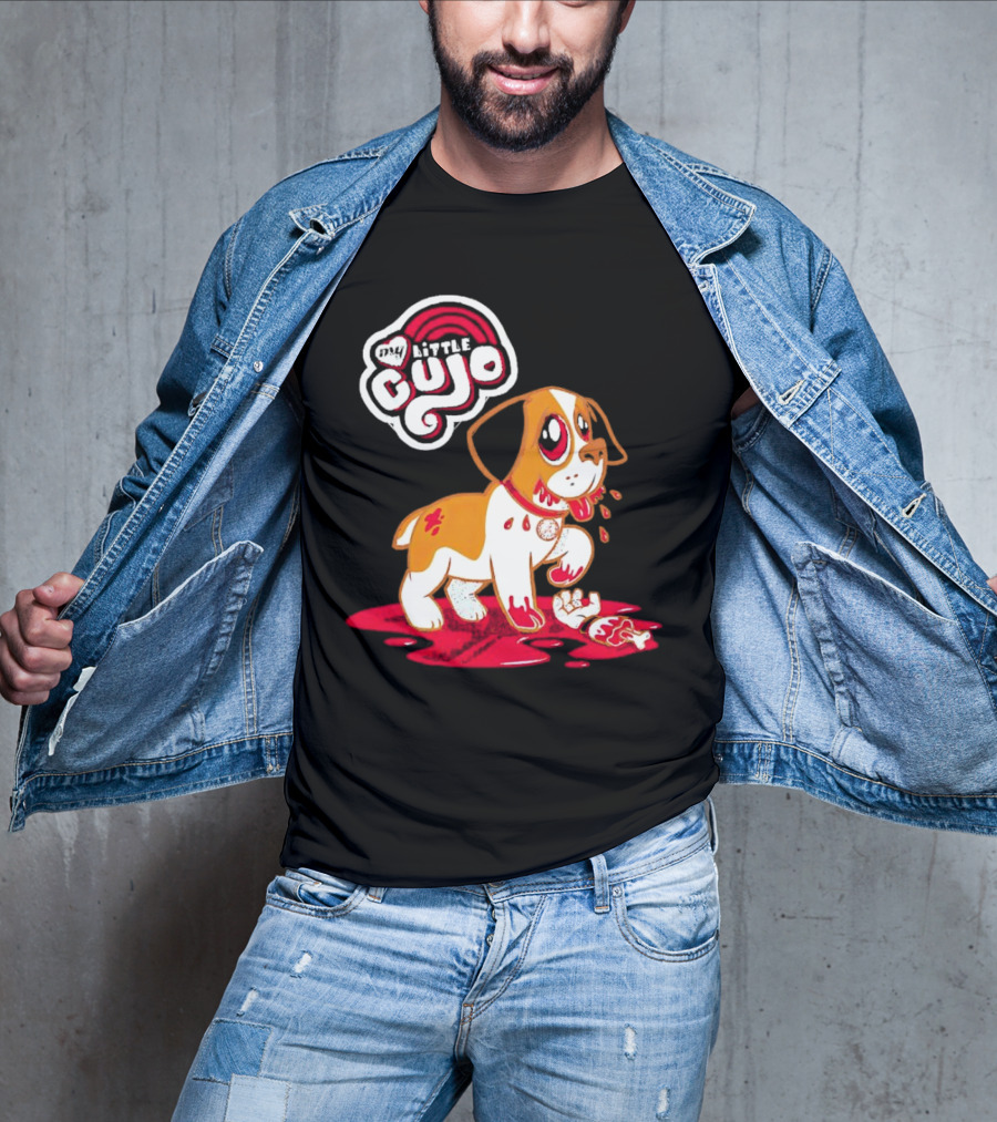 My Little Cujo Dog With Blood And Bones T-Shirt