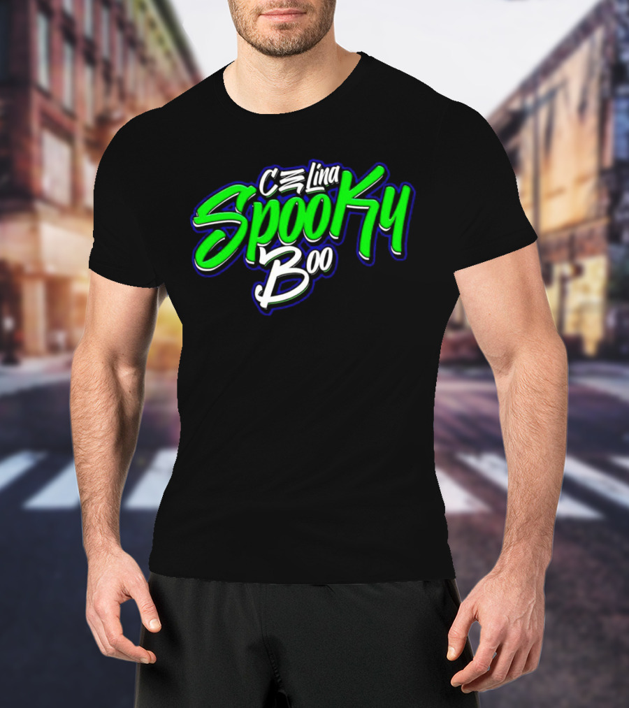 Celina Spooky Boo Halloween Merchandise T-Shirt