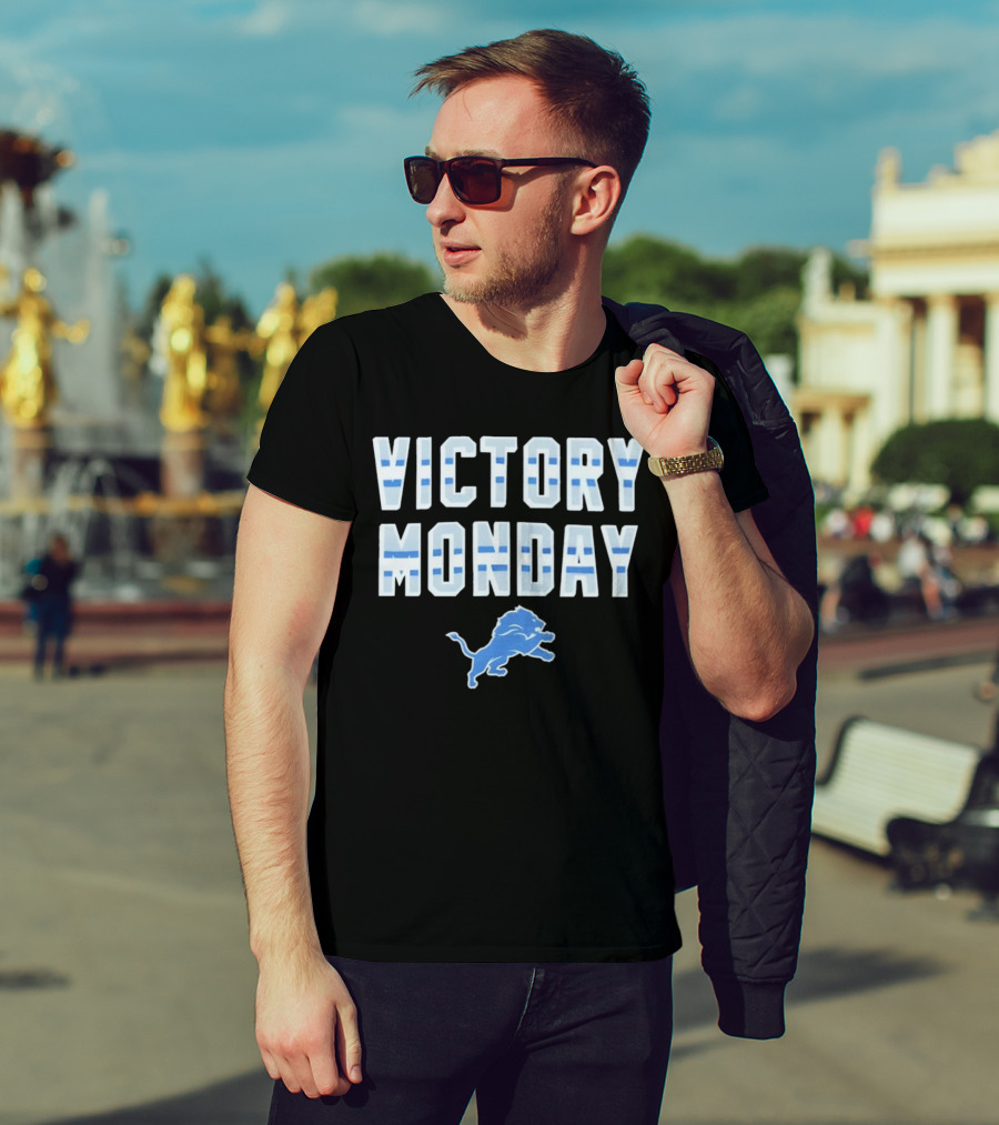 Victory Monday Detroit Lions Football Fan T-Shirt