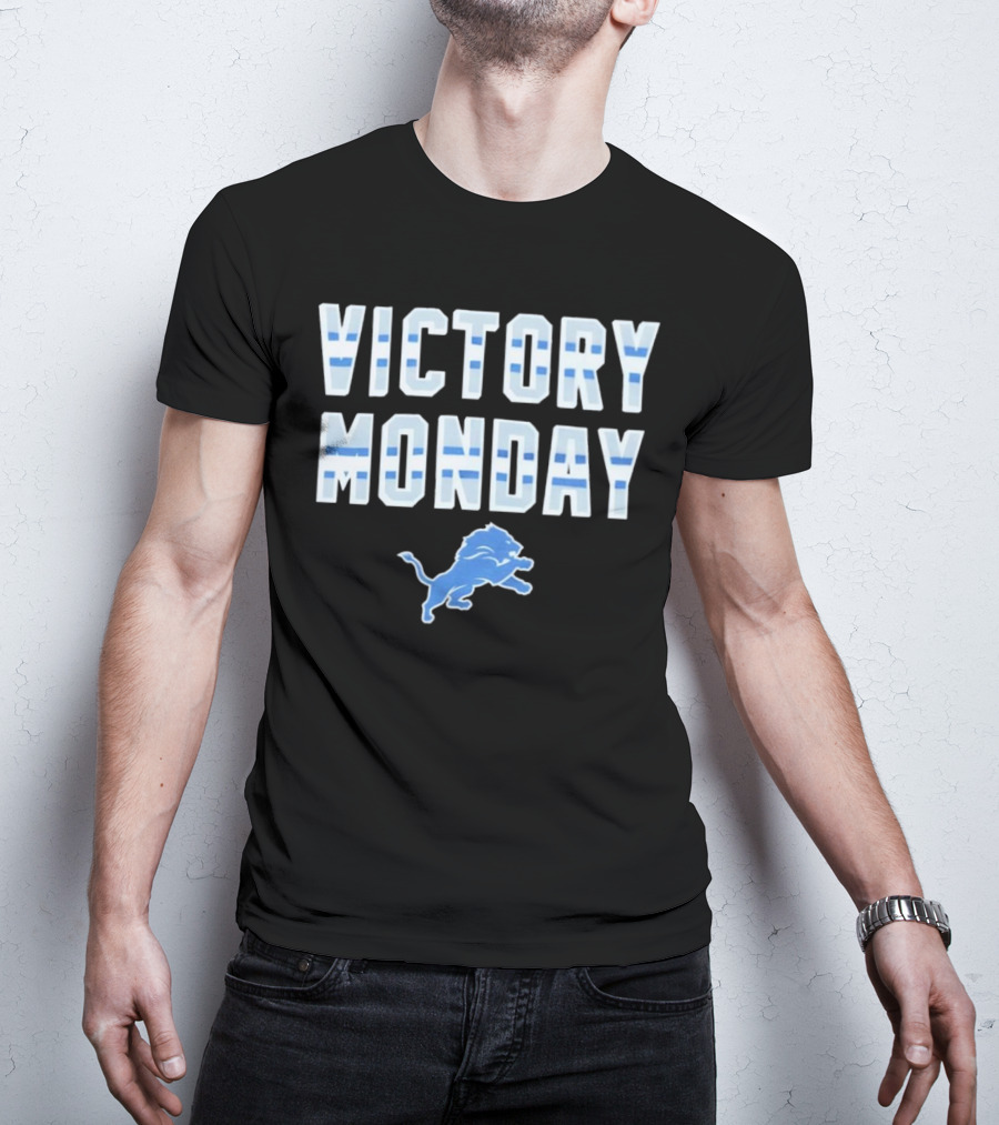 Victory Monday Detroit Lions Football Fan T-Shirt