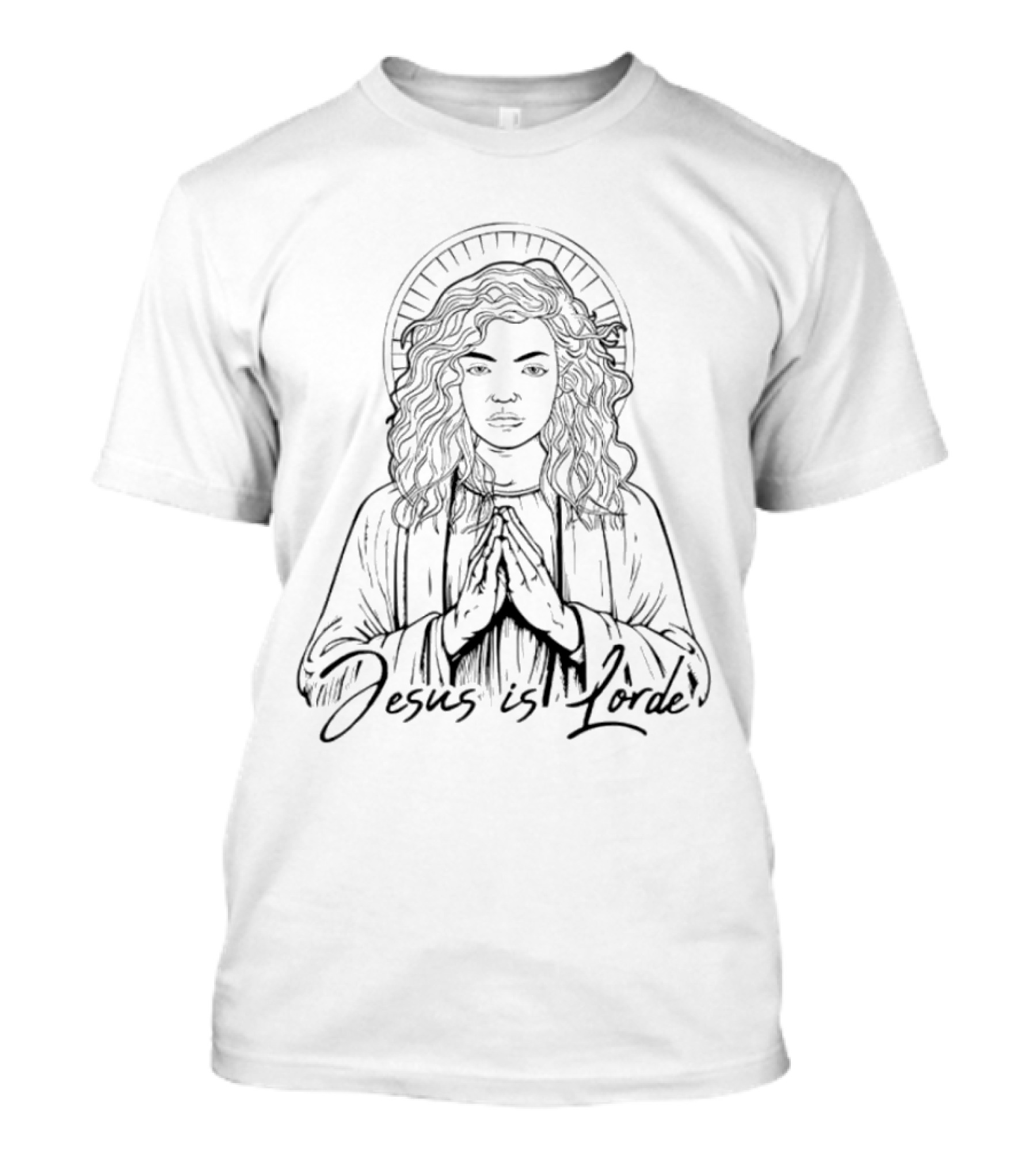 Jesus Is Lorde Iconic Halo T-Shirt