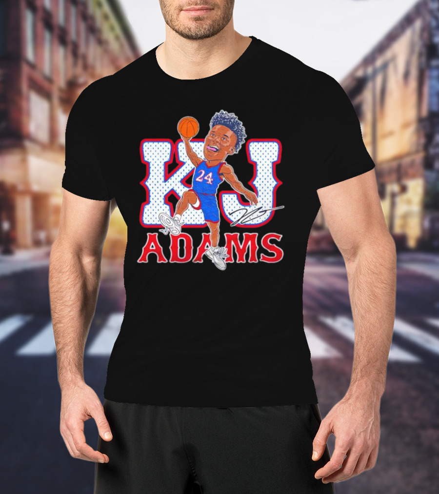 KJ Adams 24 Basketball Dunking Signature T-Shirt