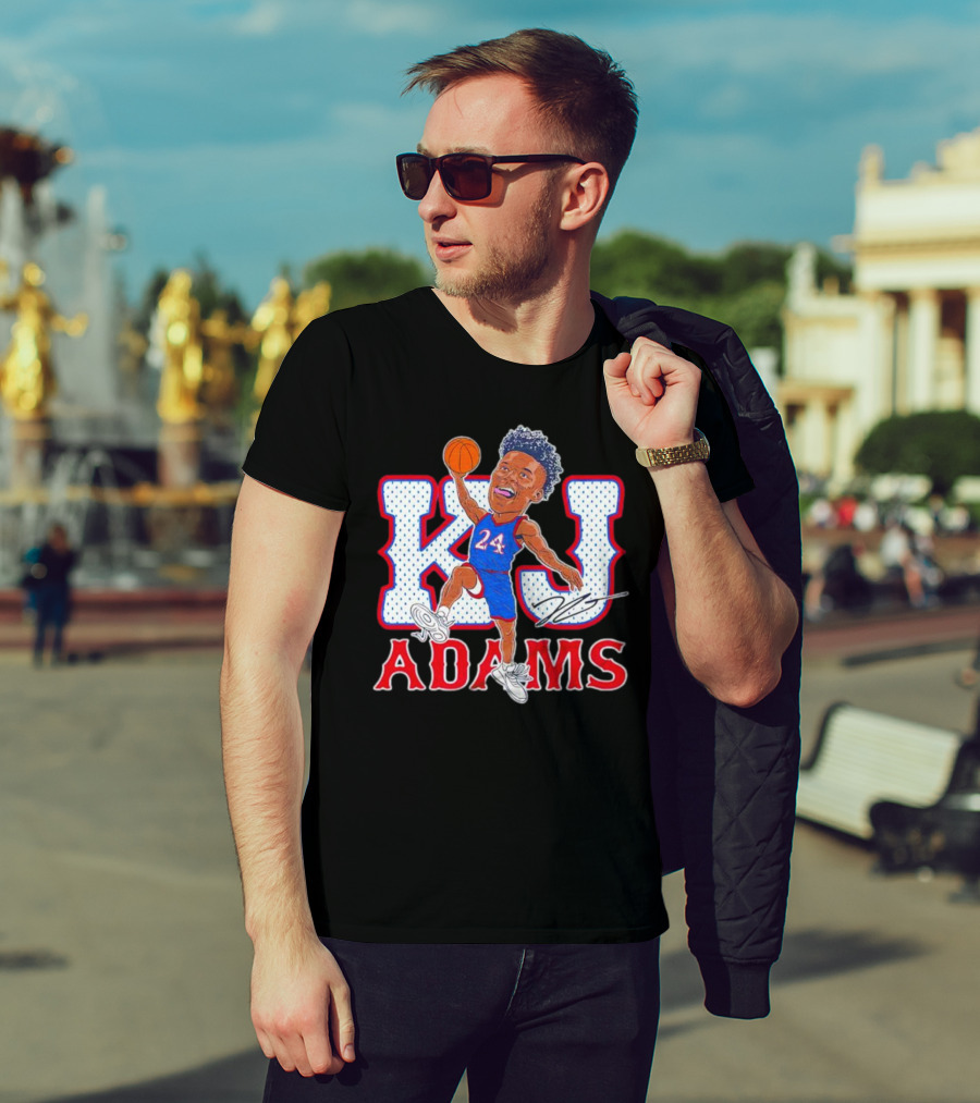 KJ Adams 24 Basketball Dunking Signature T-Shirt