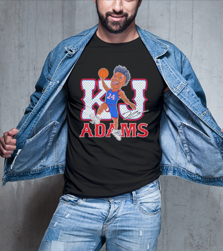 KJ Adams 24 Basketball Dunking Signature T-Shirt