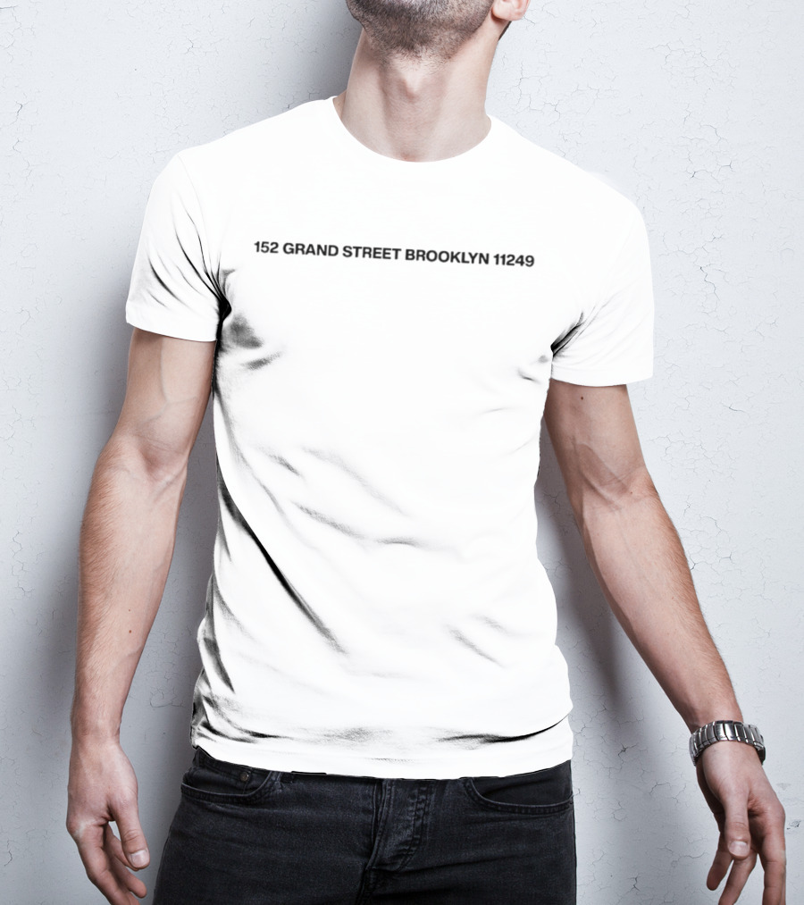 152 Grand Street Brooklyn 11249 Black T-Shirt