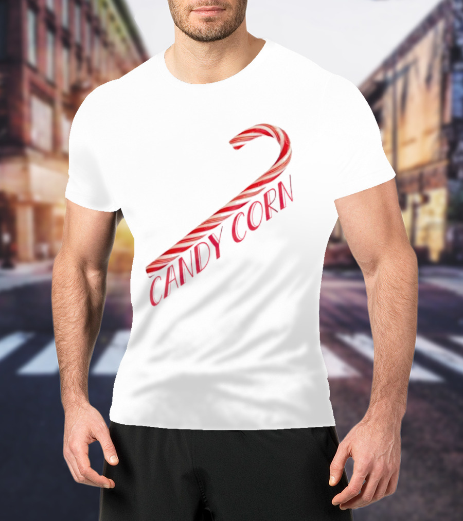 Candy Corn Candy Cane Mischief T-Shirt