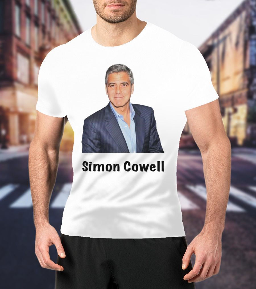 George Clooney Simon Cowell T-Shirt