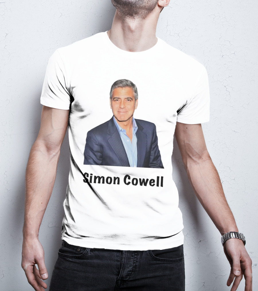 George Clooney Simon Cowell T-Shirt