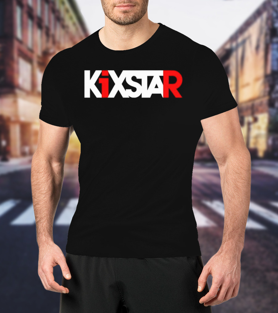 Kixstar Gaming Inspired Red And White T-Shirt