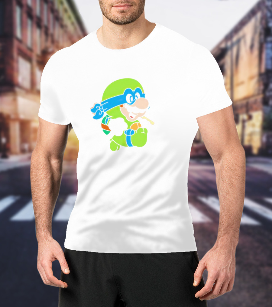 Super Mario Leo Bro Ninja Character T-Shirt