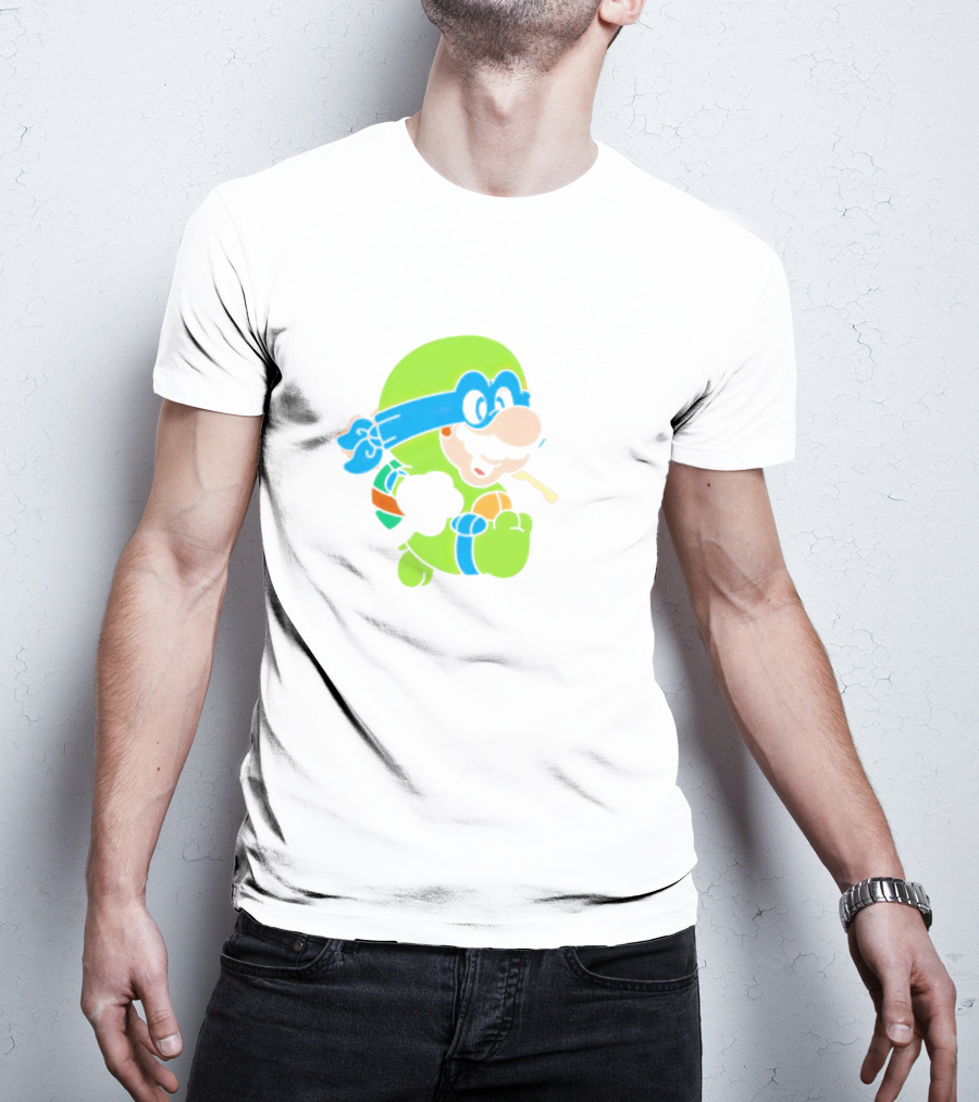 Super Mario Leo Bro Ninja Character T-Shirt