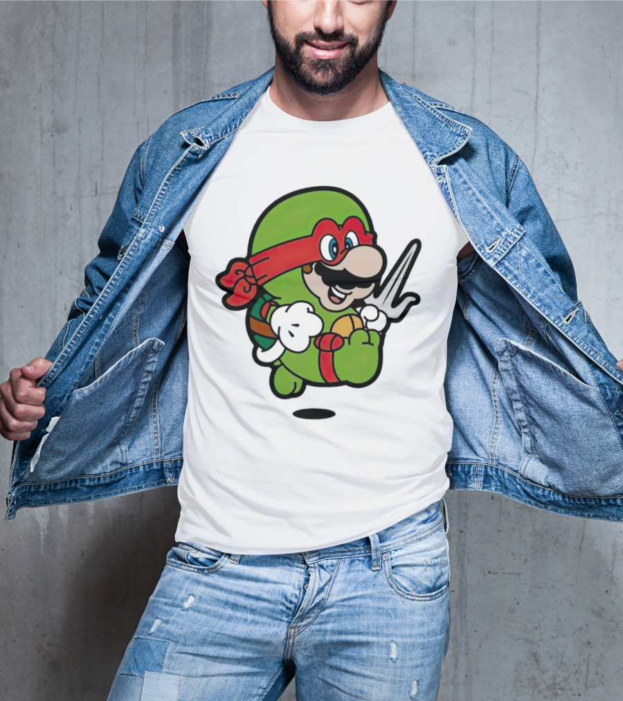 Super Mario Raph Ninja Bro Adventures T-Shirt