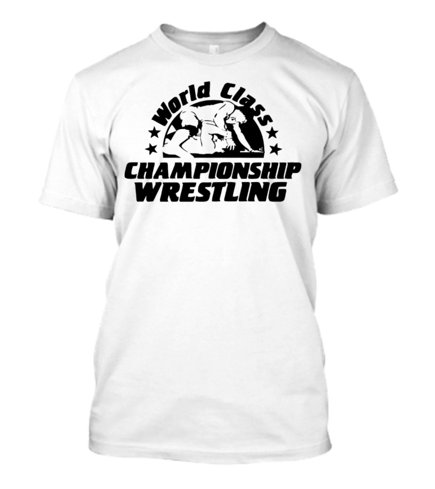 World Class Championship Wrestling Legends Iconic Wrestling Match Stars T-Shirt
