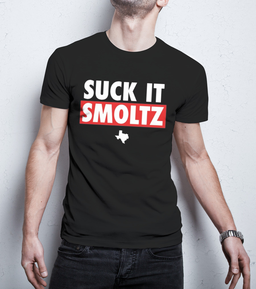 Suck It Smoltz Texas Map T-Shirt