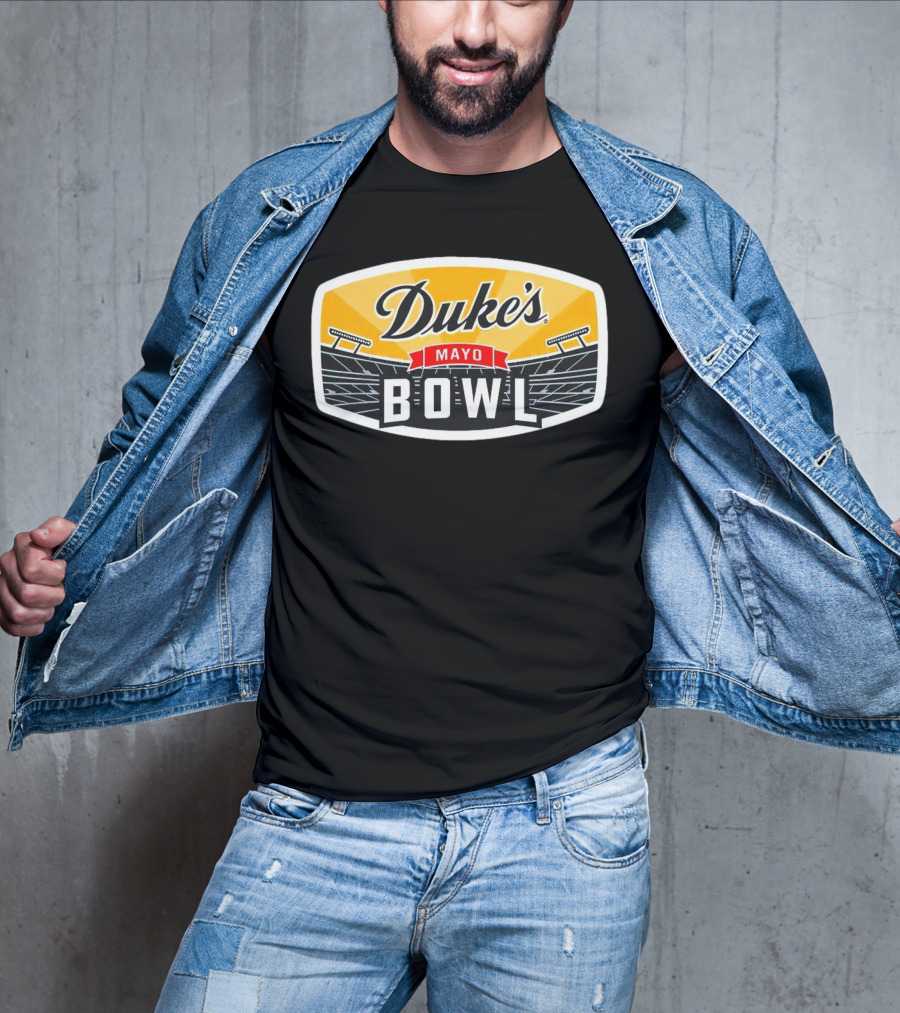 Duke’s Mayo Bowl Stadium Branding Football Event Merchandise T-Shirt