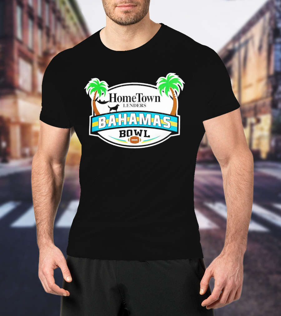 HomeTown Lenders Bahamas Bowl Palms Football T-Shirt