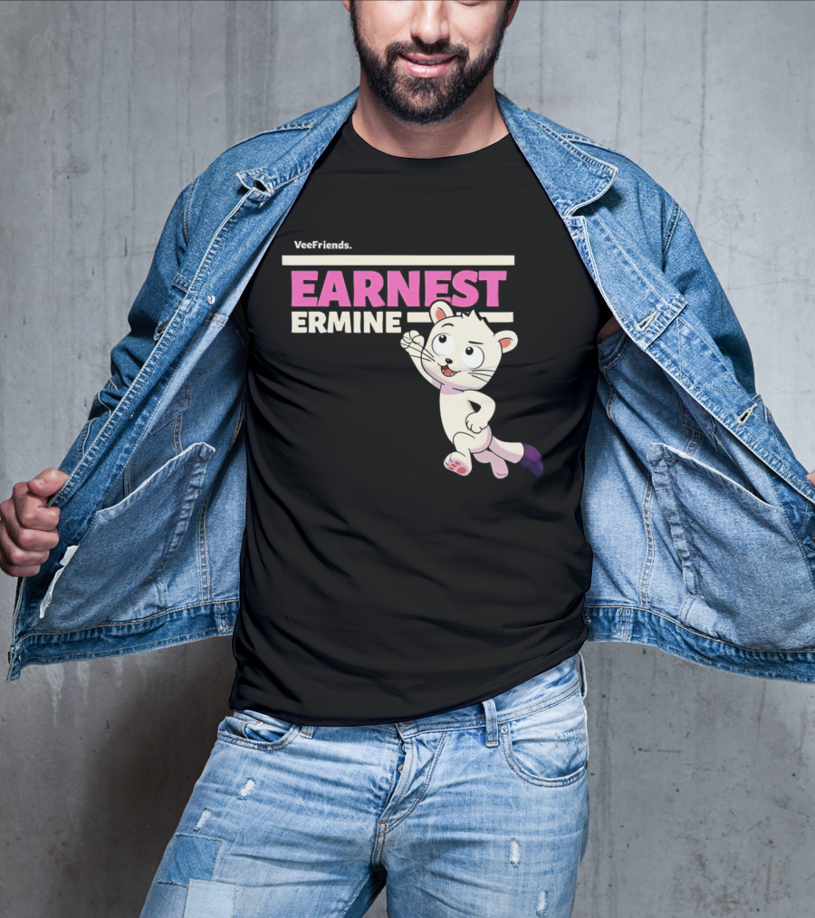 VeeFriends Earnest Ermine Character T-Shirt