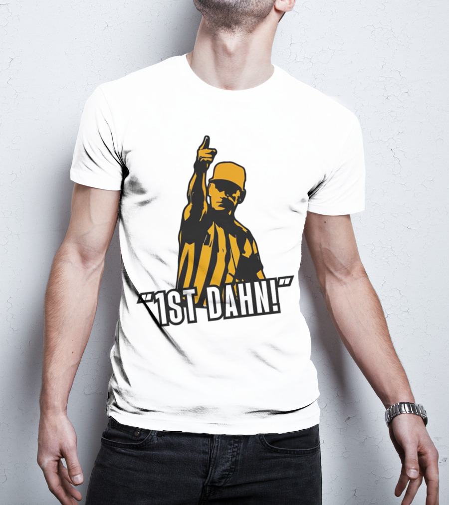 Pittsburgh Steelers 1st Dahn Referee Gesture Steelers Colors T-Shirt