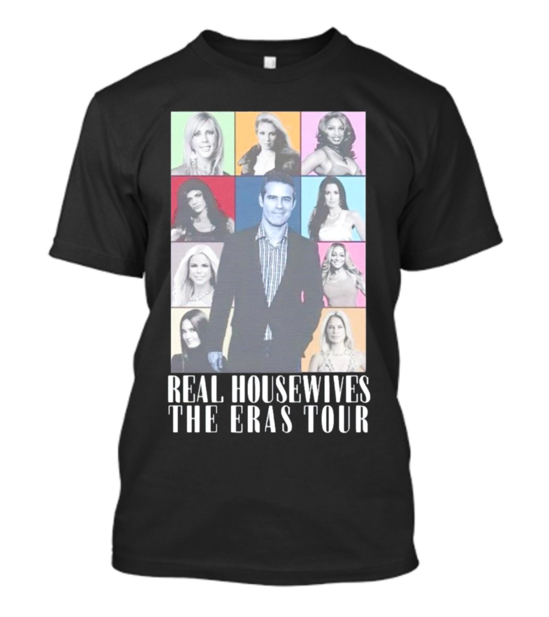 Real Housewives The Eras Tour Bravo TV Iconic Cast Collage T-Shirt