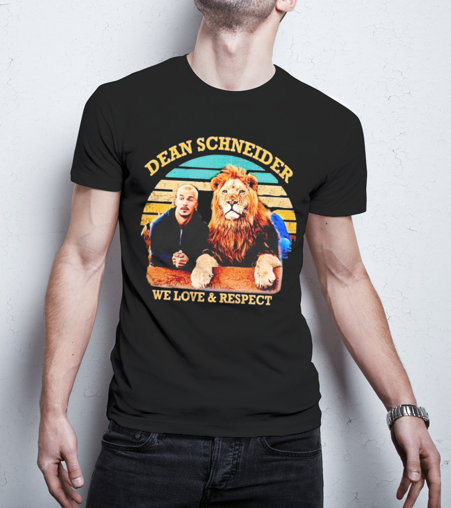Dean Schneider We Love And Respect Lion T-Shirt