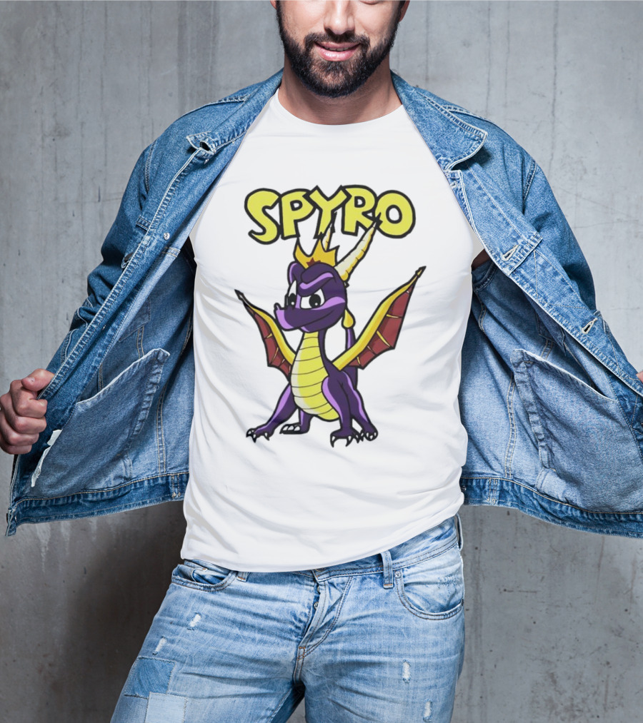 SPYRO The Dragon Hero With Crown And Wings T-Shirt