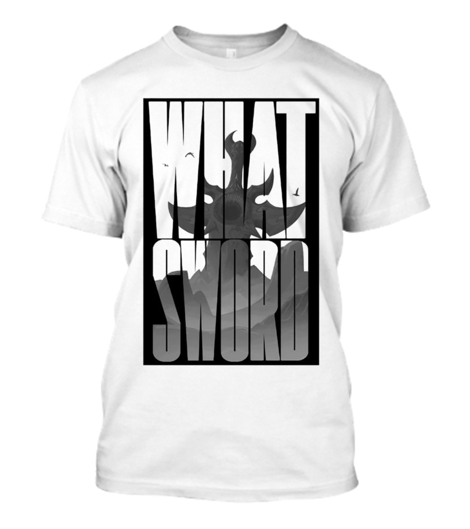 WHAT SWORD Dark Fantasy Dragon T-Shirt