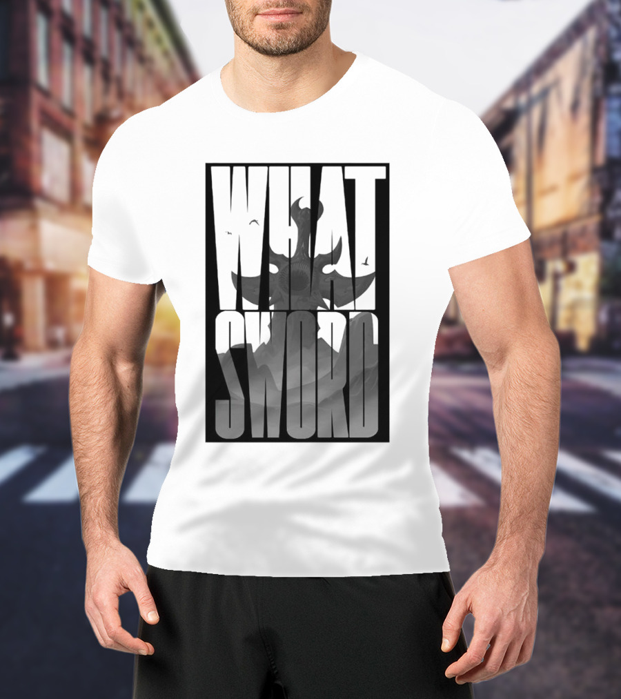 WHAT SWORD Dark Fantasy Dragon T-Shirt