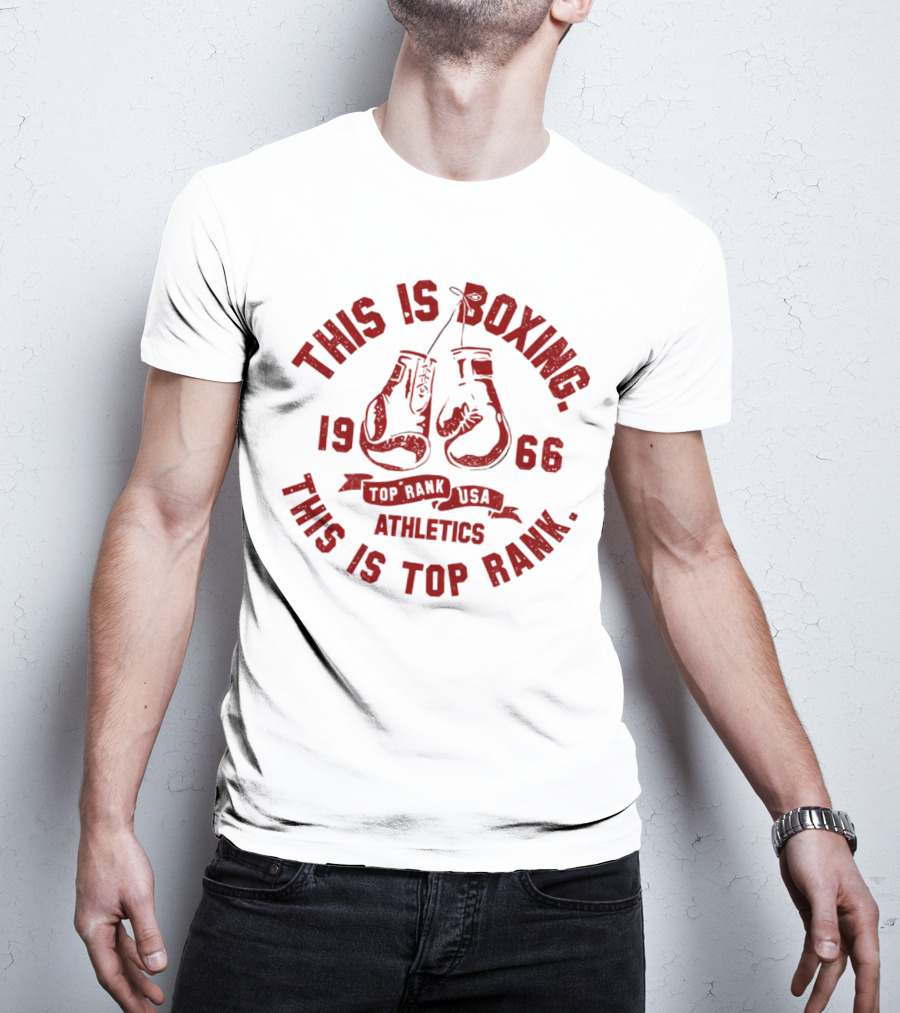 This Is Boxing 1966 Top Rank USA Athletics T-Shirt