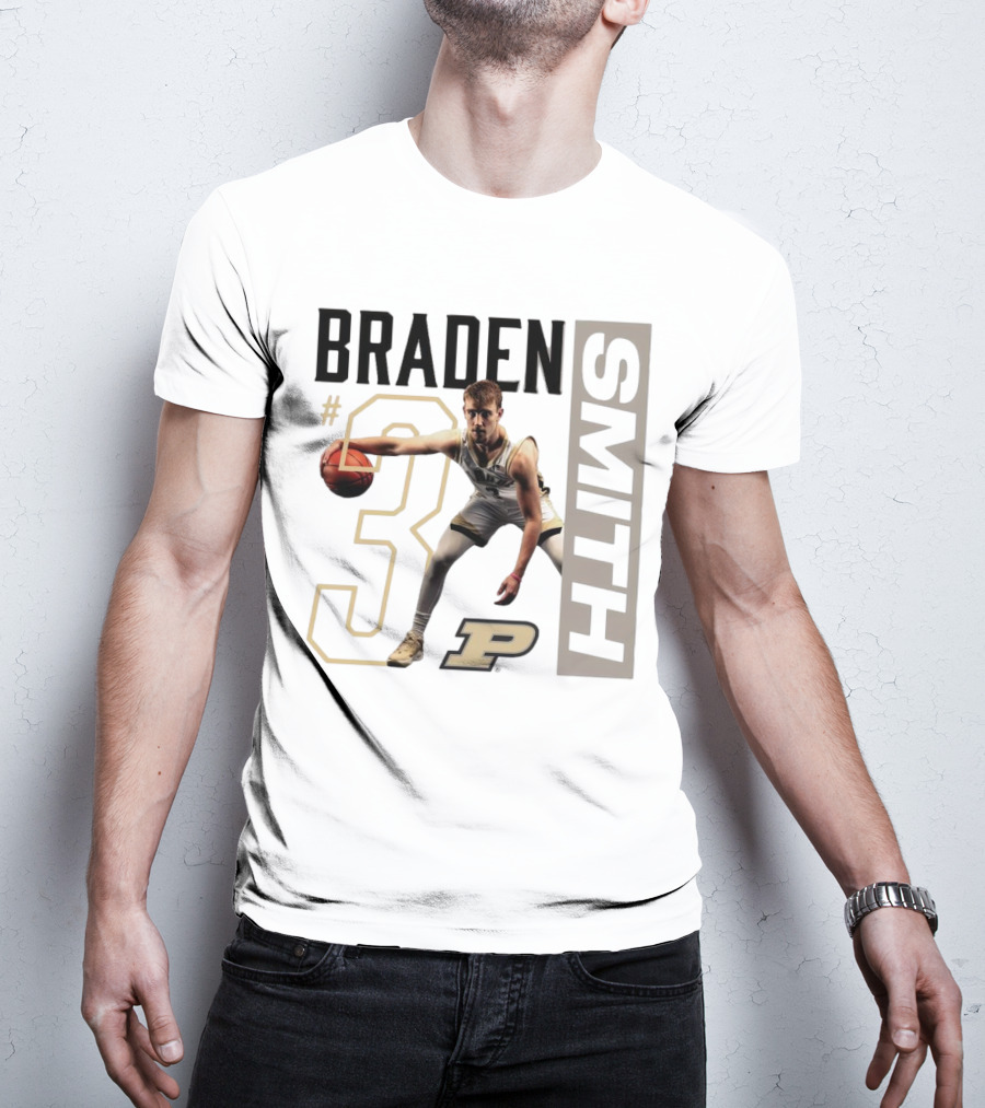 Braden Smith #3 Purdue Basketball P T-Shirt
