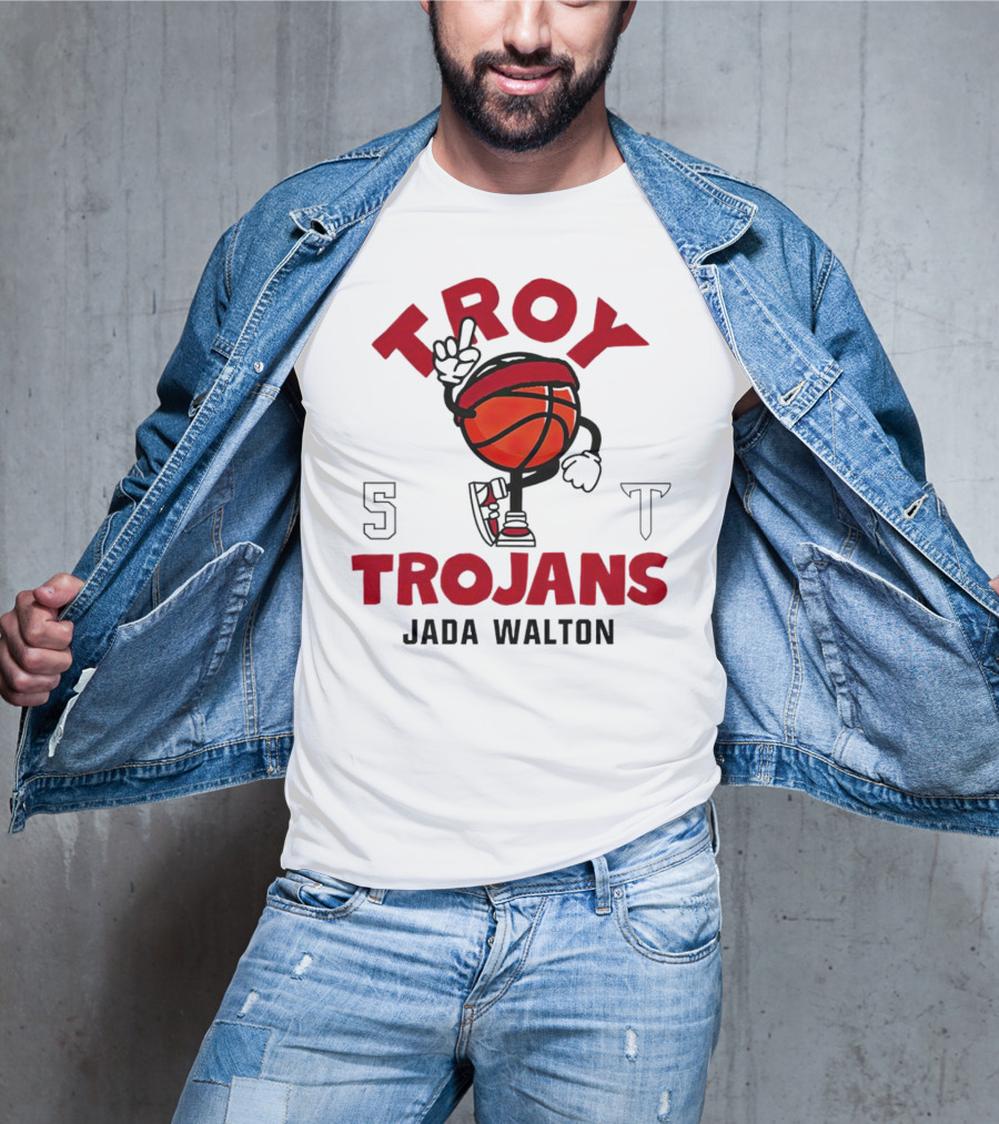 Troy Trojans Basketball Jada Walton NCAA Women's Basketball T-Shirt