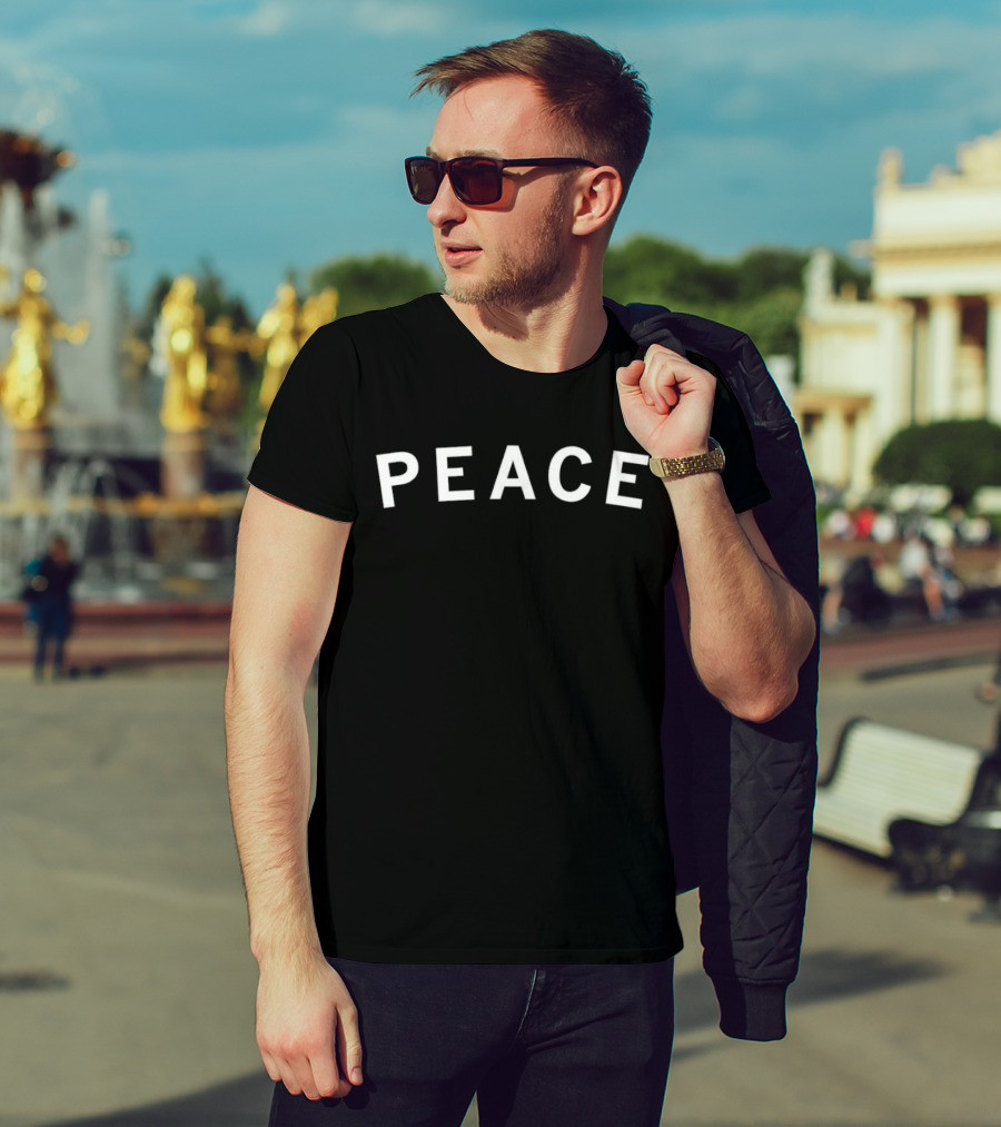 PEACE Text Arch T-Shirt