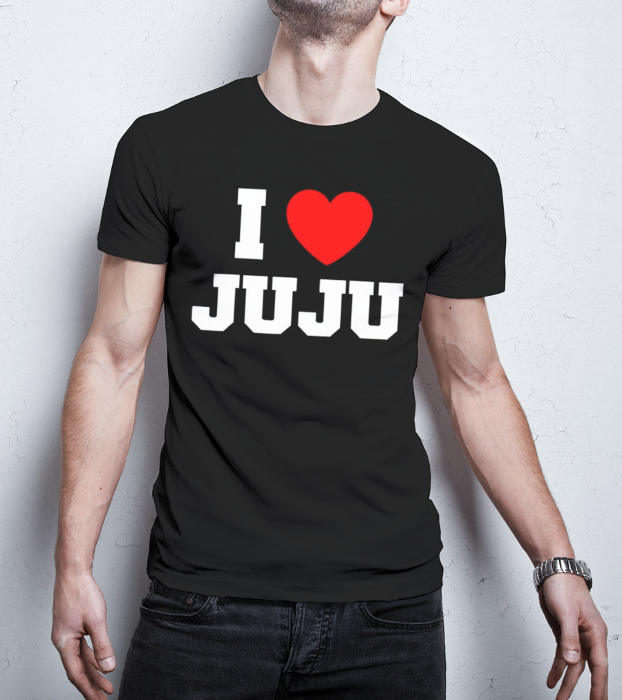 I Love Juju Red Heart T-Shirt